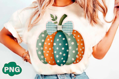 Pumpkin Fall Embroidery Thanksgiving Png Product Image 2