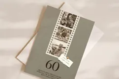 Photo Milestone Birthday Invitation Template, Film Strip Product Image 2