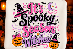 Pink Halloween Witch It’s Spooky Season Product Image 1