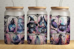 Sarcastic Tarot Cards, 16 oz Libbey Glass Can Tumbler Wrap Product Image 1