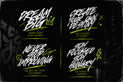 Hyper Squad - Freestyle Brush Font Product Image 2