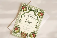 Apple Orchard Birthday Invitation Canva Template Product Image 2