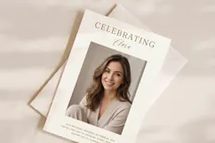 30th Birthday Invitation Photo Template, Editable Canva Product Image 2