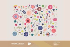 Floral clipart, flowers. Colorful bloom wedding. Stickers Product Image 2