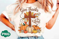Autumn Give Thanks to the Lord Png Product Image 2
