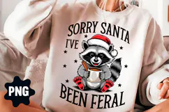 Sorry Santa I've Been Feral PNG Product Image 3