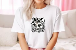 Christmas fox clipart sublimation PNG | Retro funny animal Product Image 3