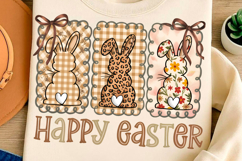 Leopard Happy Easter Bunny Coquette Png Product Image 3
