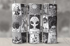 Sarcastic Tarot Cards Tumbler Wrap, 20 oz Skinny Tumbler Product Image 1