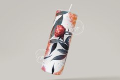 Seamless Floral Tumbler Sublimation Wrap PNG Design 20 oz Product Image 2