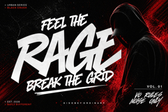 Black Crush - Aggressive Urban Display Font Product Image 2
