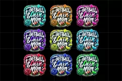 Football and Cheer Mom Airbrushed PNG Product Image 2