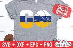 Basketball SVG | GO Basketball | Shirt Design Product Image 4