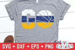 Basketball SVG | GO Basketball | Shirt Design Product Image 2