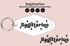 Sagitarius Zodiac Signs Motel Keychain SVG Product Image 1