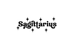 Sagitarius Zodiac Signs Motel Keychain SVG Product Image 3