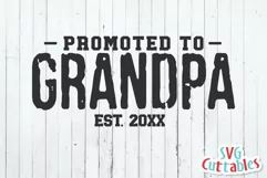 Grandpa SVG | Promoted To Grandpa Product Image 2