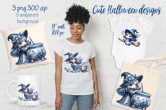 Cute Halloween clipart BUNDLE | Coquette bows shirt designs Product Image 7