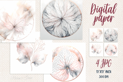 Luxury floral pattern digital papers jpeg | Scrap booking Product Image 1