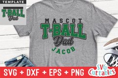 T-Ball SVG | T-Ball Dad Template 002 Product Image 1
