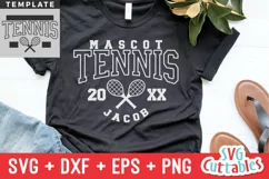 Tennis SVG | Tennis Template 002 | Shirt Design Product Image 1