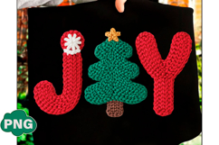 Crochet Joy Christmas Tree PNG Product Image 3