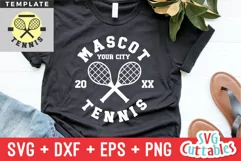 Tennis SVG | Tennis Template 0020 | Shirt Design Product Image 1