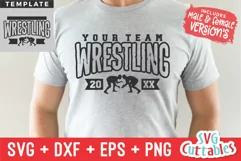 Wrestling SVG | Wrestling Template 0020 | Shirt Design Product Image 1
