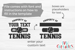 Tennis SVG | Tennis Template 0021 | Shirt Design Product Image 2