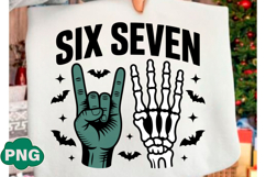 Six Seven 6 7 67 Meme Christmas Xmas PNG Product Image 2