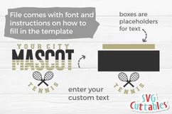 Tennis SVG | Tennis Template 0022 | Shirt Design Product Image 2
