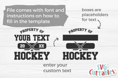 Hockey SVG | Hockey Template 0023 | Shirt Design Product Image 2