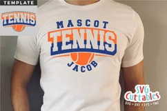 Tennis SVG | Tennis Template 0023 | Shirt Design Product Image 1