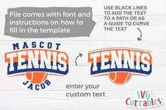 Tennis SVG | Tennis Template 0023 | Shirt Design Product Image 2