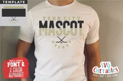 Hockey SVG | Hockey Template 0025 | Shirt Design Product Image 1
