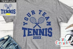 Tennis SVG | Tennis Template 0025 | Shirt Design Product Image 1