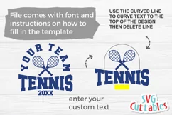 Tennis SVG | Tennis Template 0025 | Shirt Design Product Image 2