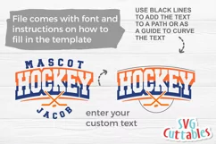 Hockey SVG | Hockey Template 0026 | Shirt Design Product Image 2