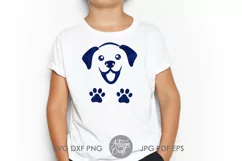 Dog face SVG | cute dog SVG | puppy | happy dog Product Image 5