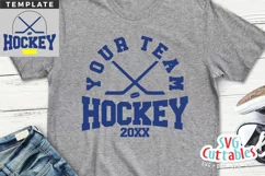 Hockey SVG | Hockey Template 0028 | Shirt Design Product Image 1