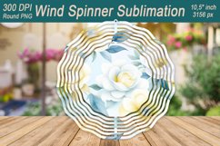 Floral WindSpinner designs | Wind spinner sublimation design Product Image 1