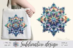 Christmas snowflakes clipart|Cute Winter flower shirt design Product Image 1