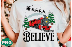 Believe North Pole Train Png Product Image 2