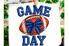 Faux Yarn Baseball Game Day PNG Product Image 1