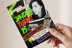 Skate Park Birthday Invitation Canva Template Product Image 3