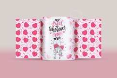 Valentine's day Mug Wrap, 11 &amp; 15 Oz Mug Sublimation Design Product Image 3
