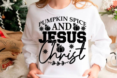 Pumpkin Spice and Jesus Christ SVG Fall Product Image 3
