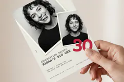 Photo Booth Birthday Invitation Canva Template Product Image 3