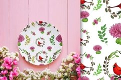 Bird Floral V03 Seamless Patterns Collection Product Image 11