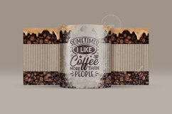 Sometimes I Like Coffee More Than People Quote Mug PNG Product Image 3